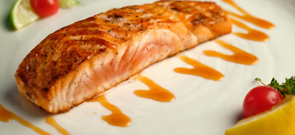 Maple-Chipotle Glazed Salmon Fillets